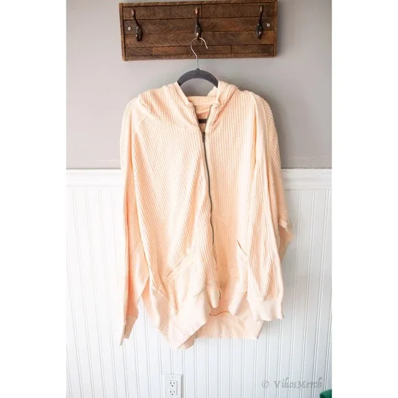 Free People One Ash Hoodie Jacket Medium NEW - Picture 3 of 5